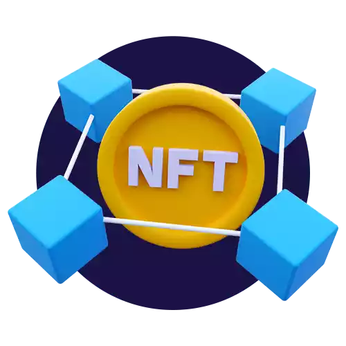 Icono de NFT en 3D